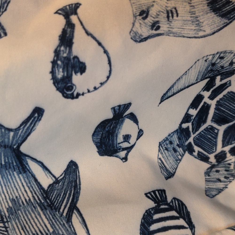 Janie & Jack Boy's Size 4 Lined Marine Life Swim Trunks - Picture 4 of 13